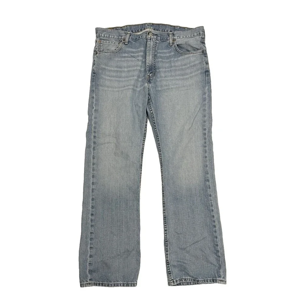 Men’s Levi's 527 Levis Jeans Size 40 X 32 Blue Athletic Taper Zipper Denim Pants